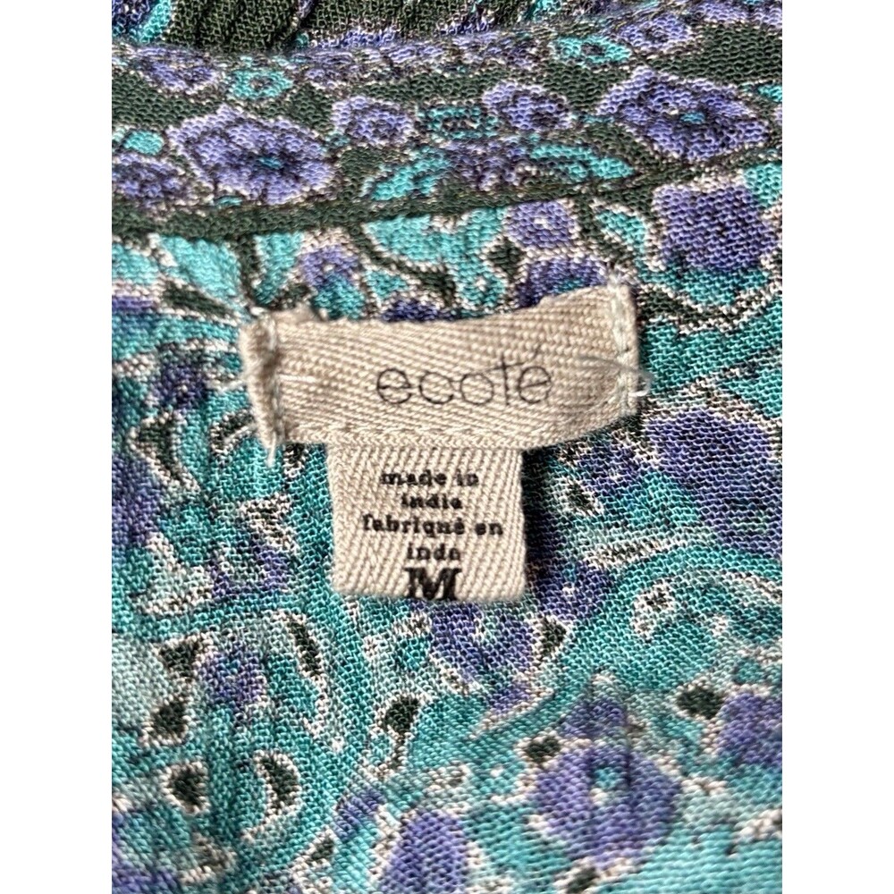 Ecote Boho Festival Romper Fairycore Whimsigoth Rayon Size M - Picture 6 of 7